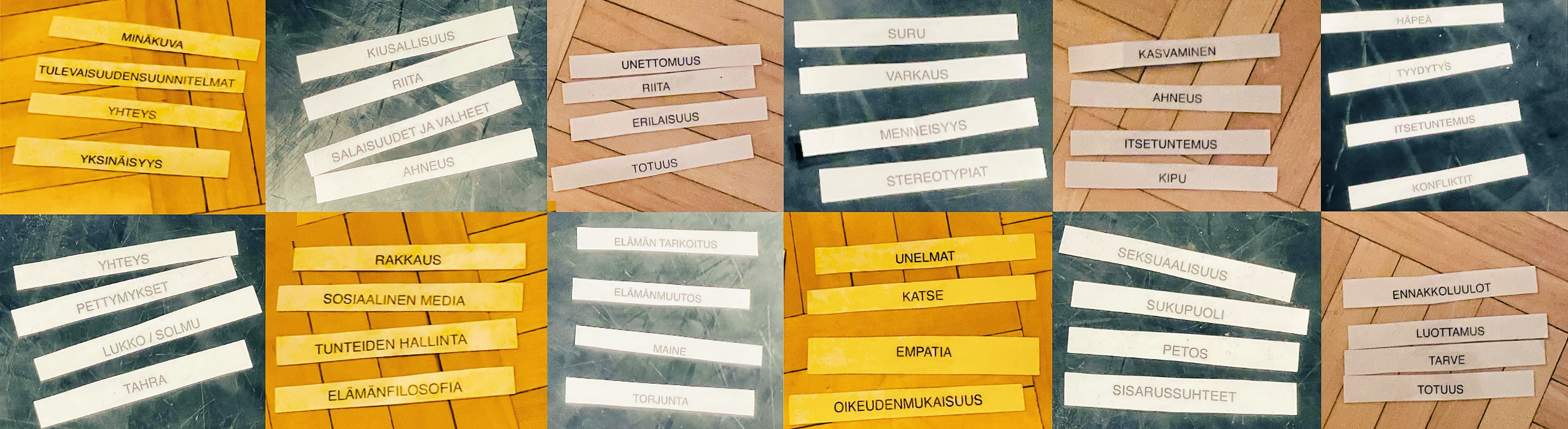 Harjoitusprosessin vaiheita teatterityöskentelystä